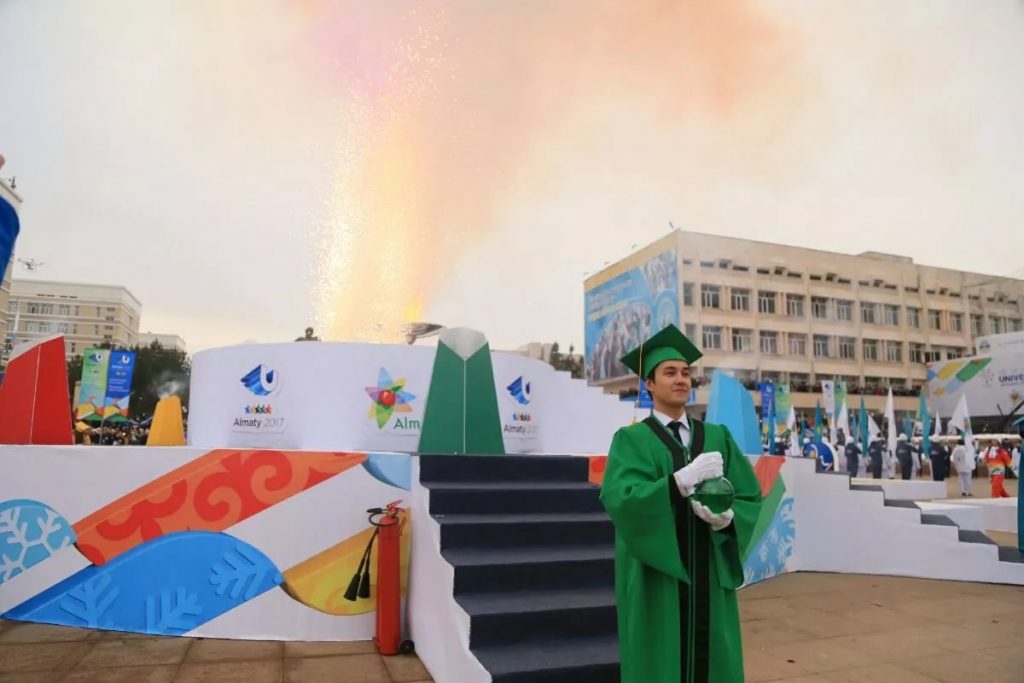 Эстафета стартовала в стенах Казахского Национального Университета им аль-Фараби